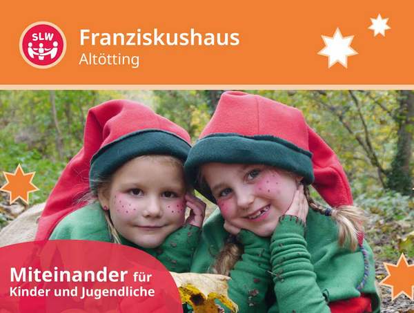 Wichtelmarkt im Innenhof des Franziskushauses Altötting